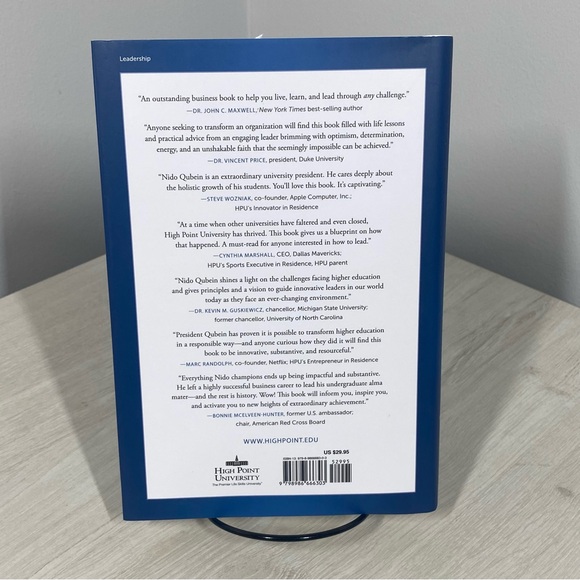 Extraordinary Transformation by Nido Qubein (HB, 2024) High Point University - Picture 4 of 7